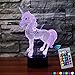 Unicorn Night Light for Kids, Best Christmas Gifts for Girls, 7 Colors Change with Remote and Timing. Birthday Gifts for Kids