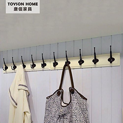 LDP-The walls are decorated hooks after a door coat rack wall hanging clothes hangers wall real log raft hooks for hanging clothes hook 6 hook antique color