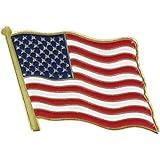 USA American Flag Lapel Pin Standard