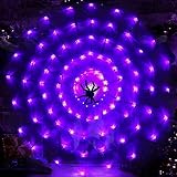 kemooie 120 Led 4.92FT Giant Spider Web Lights with