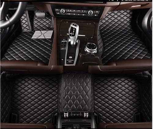 hanshneg for Cadillac XTS SRX CTS ATS CT6 XT5 XT4 Escalade All Models Car Floor Mats Luxury Custom FloorLiner Auto Mats All Weather Protector Car Floor Mats Carpets (Black,XT5-2016-2018)