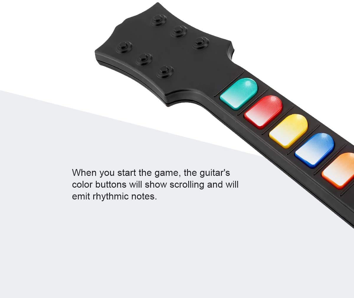 doyo white wii guitar