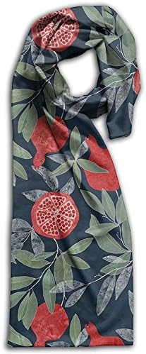 Fruit Pomegranate Scarf Big Oblong Long Scarves Warm Shawls For Movement Travel For Women Or Men In Winder
