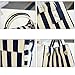 Oneyongs Tote Bento Lunch Bag Insulated Lunch Cooler for Kids Girls Women Stylish Waterproof (Blue Stripe)