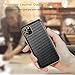 LOHASIC for iPhone 11 Pro Max Case 6.5 inch, Slim Leather Luxury Business Cover Soft Hybrid Bumper Non-Slip Grip Shockproof Full Body Protective Cases for iPhone 11 Pro Max (2019) - Carbon Fiber