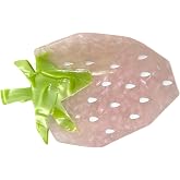 AURASNAP Pink Strawberry Hair Claw Clips for Women Ladies Girls - Non-Slip Hair Clips for Fine Thin Thick Full Hair, Hair Clips for Women,Cute Fruit Design Barrettes Gift