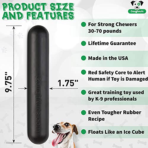 Goughnuts Durable Dog Chew Toy and Training Stick Lifetime