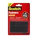 Scotch(R) Heavy-Duty Fasteners, 2 Sets of 1 x 3 Inches, Strips ,Black 6-PACK