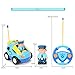 Sakiyr RC Cartoon Race Car with Music and Lights Electric Cartoon R/C Police Car Radio Control Toy for Kids and Toddlers