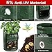 CicoYinG 2-Pack 10 Gallon Potato Grow Bags – Plant Growing Bags w/Drainage Holes & Access Flap & Handles, Garden Bag Plant Pot for Grow Vegetables, Plant Bags Fabric Pots w/4Pcs Plant Labelsthumb 3