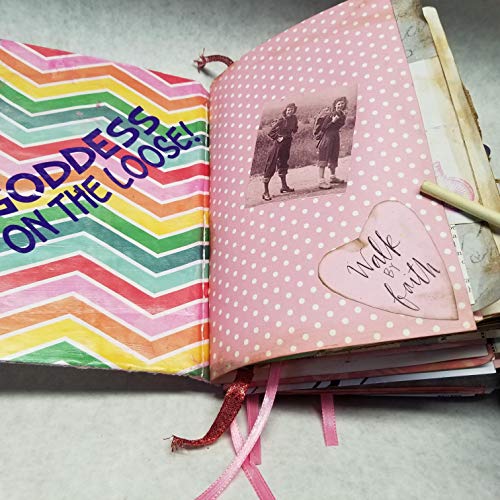 Junk Journal - Goddess - Altered Book - Breast Cancer Journal - Keepsake - Gift