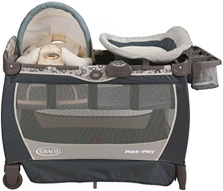 Graco Pack and Play Playard with Cuddle Cove LX Rocking Seat Brompton (Multicolor)