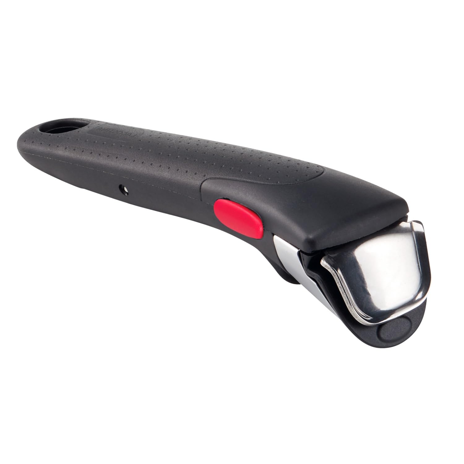 Lagostina Ingenio Induction Removable Handle Resistant up to 10 kg, Secure 3-Point Fixation, Ergonomic Design, in Plastic and Steel, Black