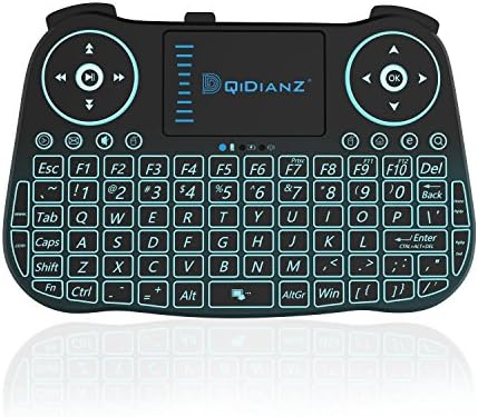 Mini wireless keyboard,DQIDianZ 2.4G Backlit Touch board Wireless mini Keyboard For Tv Box Android Smart Tv Game Console PC compute