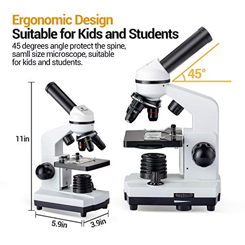 4 BNISE+100X+1000X+Microscopes+Illumination+Accessories