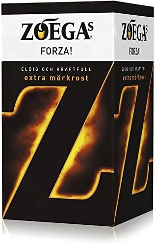 Zoega Forza Extra Dark Roast Ground Filter Coffee 500g Amazon