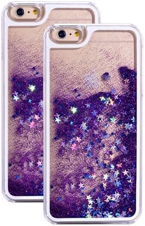 Apple iPhone 7 Plus Luxery Sparkling Glitter Motion Case Purple