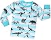 Boys Dinosaurs Pajamas Children Christmas Cotton Clothes Gift Set PJs Size 2 to 10 Years