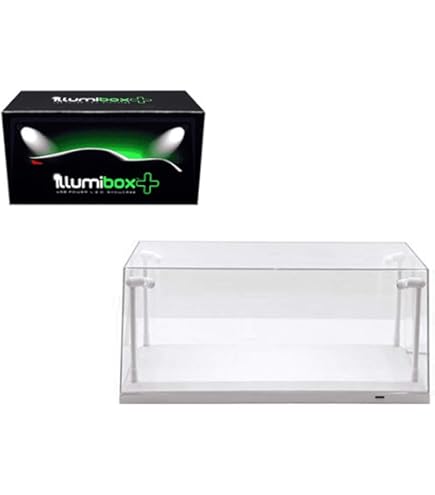 ミニカー BLKLTD ACRYLIC CASE Amazon.com: Illumibox Silver Collectible Display Show Case