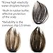HAIQUAN Hair Bang Human Hair Clip in Bangs Flat Bangs Fashion Fringe Hair Extension (Flat Bangs, Natural Black)