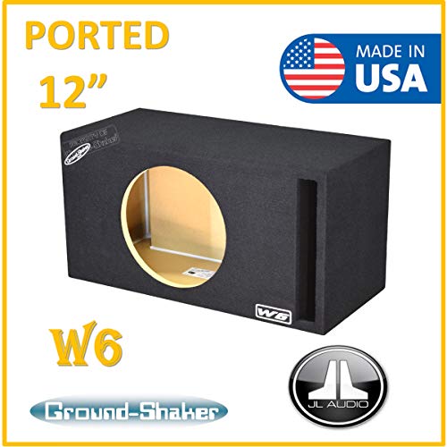 10" Single Ported Sub Box Subwoofer Enclosure for JL Audio W6 in Dubai