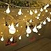 100 LED Globe String Lights, Ball Christmas Lights, Indoor / Outdoor Decorative Light, USB Powered, 39 Ft, Warm White Light - for Patio Garden Party Xmas Tree Wedding Decoration (NO INCLUE USB PLUG)