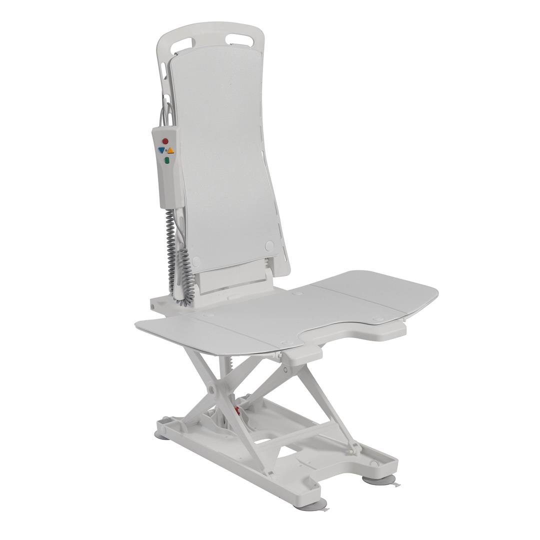 Drive Devilbiss Bellavita Lightweight Reclining Bath Lift with White Covers