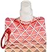 Vapur Reflex Flexible Water Bottle - with Carabiner, .50 Liter, 16 Ounces, - Soho Triangles Teal/Orange