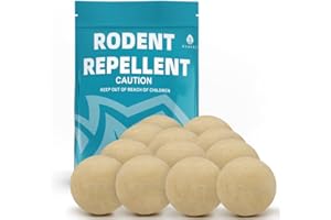 SUAVEC Rodent Repellent, Mice Repellents, Mouse Repellent, Rat Repellent for House, RV Rodent Repellant, Peppermint Oil to Repel Mice and Rats, Keep Mice Away for Indoor, Rat Deterrent-12 Packs