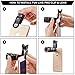Fun Like Pro Lens Kit For Mobile Phone Camera 4-IN-1 Set Constant 12x Zoom, Fisheye Lens Wide Angle Lens Macro Lens For Most Android Phones and iPhones Smartphone Cam Lens Kit Bonus Pouch (Black)