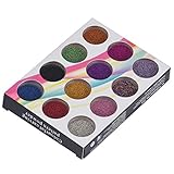 12PCS Glass Micro Beads No Hole 0.2mm Nail Art Caviar Marbles Microbeads SANNYSIS