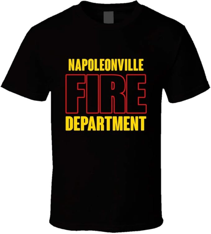 SHAMBLES TEES Napoleonville Fire Department Personalized City T Shirt