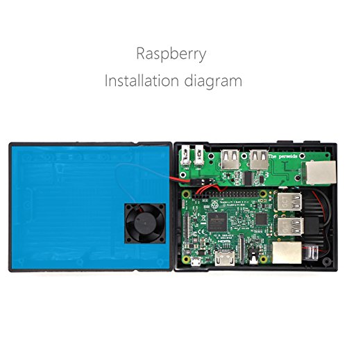 The perseids NES Case, NES & VCR Retro Synth Mini Computer Case with Cooling Fan for Raspberry Pi 3, 2 and B