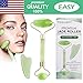 Jade Roller, Gua Sha Tools, Jade Roller for Face, Gua Sha Scrapping Tool -Deluxe Facial Massager for Brighter Skin, Natural Anti Aging Therapy, Eye Roller - Quarts Roller - Skin Rollers, Best SPA Tool