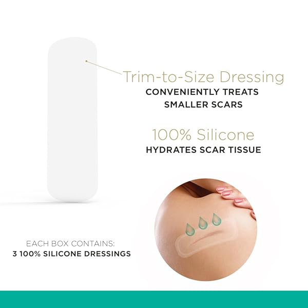 EMBRACE MINIMIZE FOR OLD SCARS, CUT-TO-SIZE LARGE (4.7″) SILICONE SCAR SHEETS, 60 DAY SUPPLY (RECOMMENDED TREATMENT)