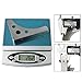 Alise 1 Pair Stainless Steel 4mm-Thick Heavy Duty Shelf Bracket Corner Brace Support Fastener 6 x 4 Inch Wall Hanging,J5206-2P Brushed Finish