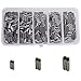 Double Barrel Crimp Sleeves Kit, Fishing Wire Leader Rigging Copper Tube Fishing Line Connector Tackle Kit (300pcs)