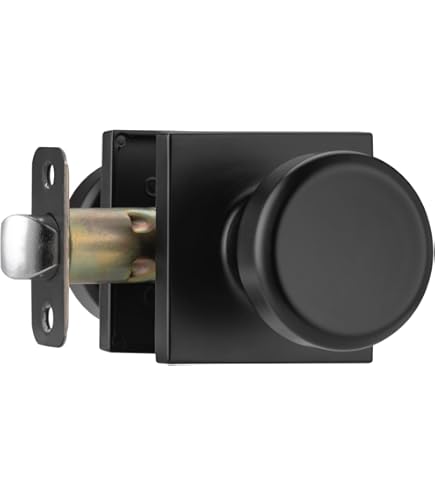 Stone Harbor Hardware Bonn Door Knob with Square Rosette, Privacy
