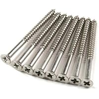 thumbnail image 2 of Extra Long Wood Screws - 2-1/4" Satin Nickel Door Hinge Security Screws (24 Pack) 2 of 14