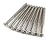 Satin Nickel Wood Screws #9 X 2 1/4" for Residential Door Hinges - 24 Pack primary