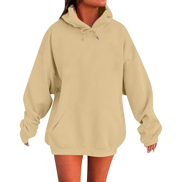 Oversized Hoodies For Women Y3K Fleece Cotton Cute Preppy