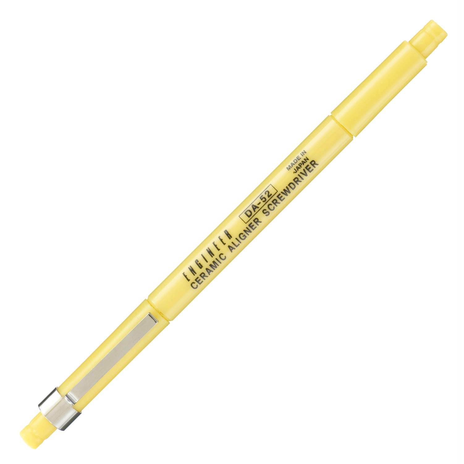 Ceramic Alignment Screwdriver, 4-in-1 Tool, Double-Ended Slot Tips + hex shafts for Variable Coil Adjustment (Non-inductive/Non-Conductive Trimmer Tool) ENGINEER DA-52