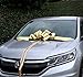 Big Metallic Gold Car Bow - 25