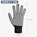 Heat Resistant Glove for Hair Styling, Professional Silicone Non-Slip Heat Resistance Blocking Gloves for Curling, Flat Iron and Curling Wand, Fit All Hand Sizes-2PCS