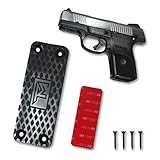 TM Outdoors Ultra-Powerful Ultra-Strong Hold Gun Magnet -Gun Accessory -Convenient and Sturdy Gun Storage| Organizer on Any Surface -Light to Heavy Gun Holder Up To 43 Pounds