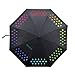 Walker(TM)Raindrops Color Changing Umbrella Auto Folding Travel Umbrella (pink+blue)