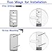 LuckIn Indoor Retractable Clothesline Stainless Steel Laundry String 9 Feet Adjustable Clothes Line Hotel Style Dryer with 20pcs Clothespins, Drill Free or Wall Mounted