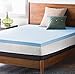 Lucid 2 Inch Mattress Topper Queen - Gel Infused Memory Foam – Memory Foam Mattress Topper Queen – Ventilated Design – CertiPur Certified