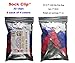 The Amazing Sock Clip Sock Holder, 32 Clips, Black, Made in U.S.A.