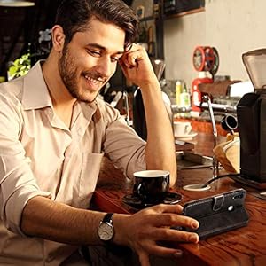 LeYi Cover Huawei P Smart 2019 / Honor 10 Lite con HD Pellicola Protettiva,Custodia Magnetico Flip Pelle Libro Silicone… - immagine 8